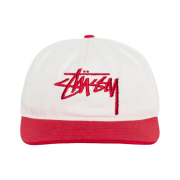 Stussy Mid-Depth Big Stock Snapback Cardinal