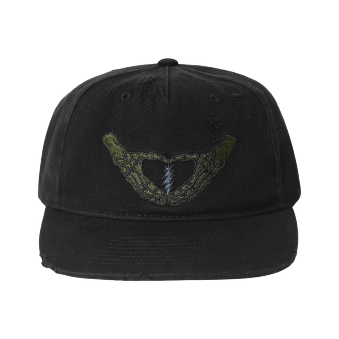 디스이즈네버댓 x 그레이트풀 데드 하트 스켈레톤 핸즈 캡 오프 블랙(Thisisneverthat x Grateful Dead Heart Skeleton Hands Cap Off Black) - 2