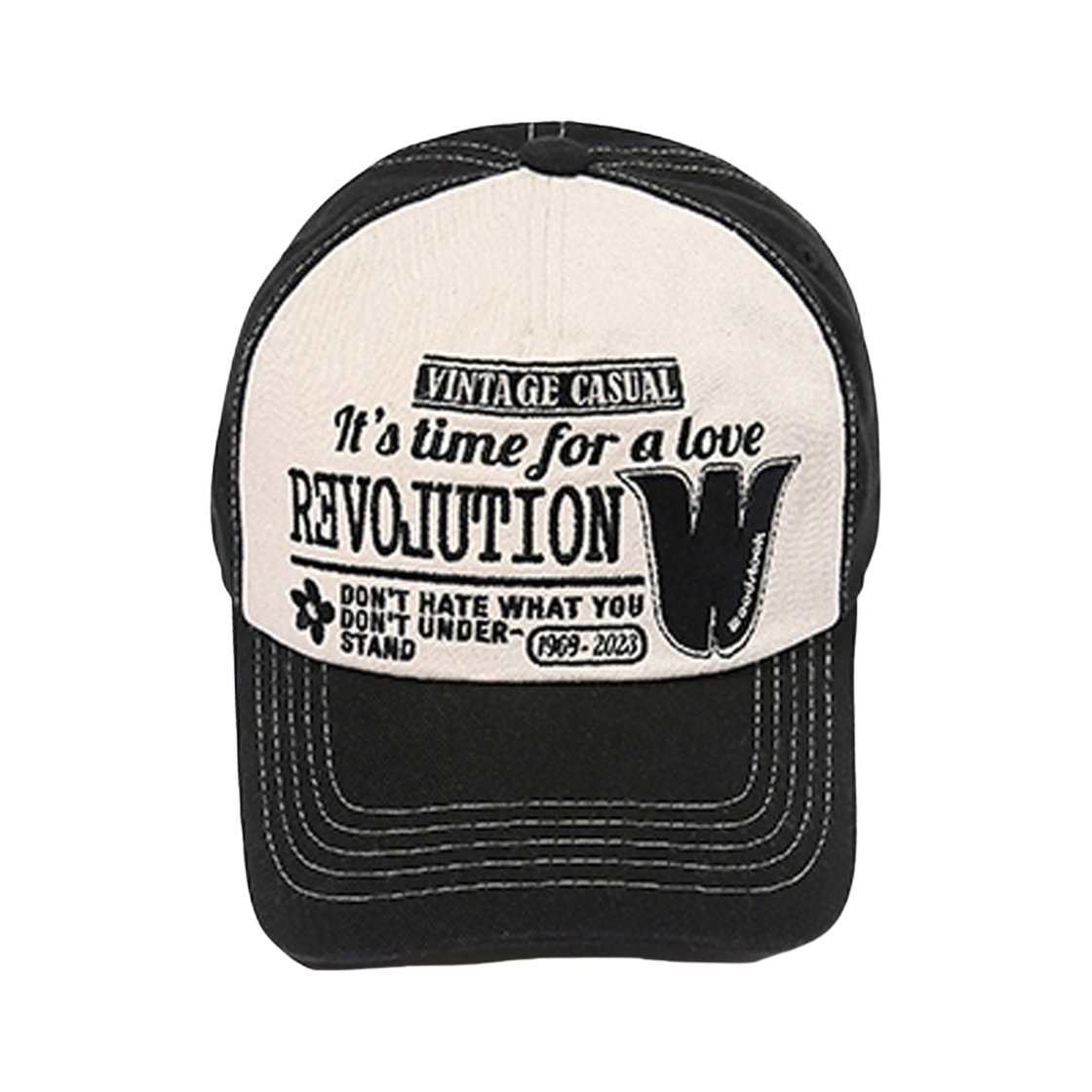 오가프 레볼루션 5패널 볼캡 블랙