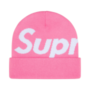 Supreme Big Logo Beanie Pink - 24FW