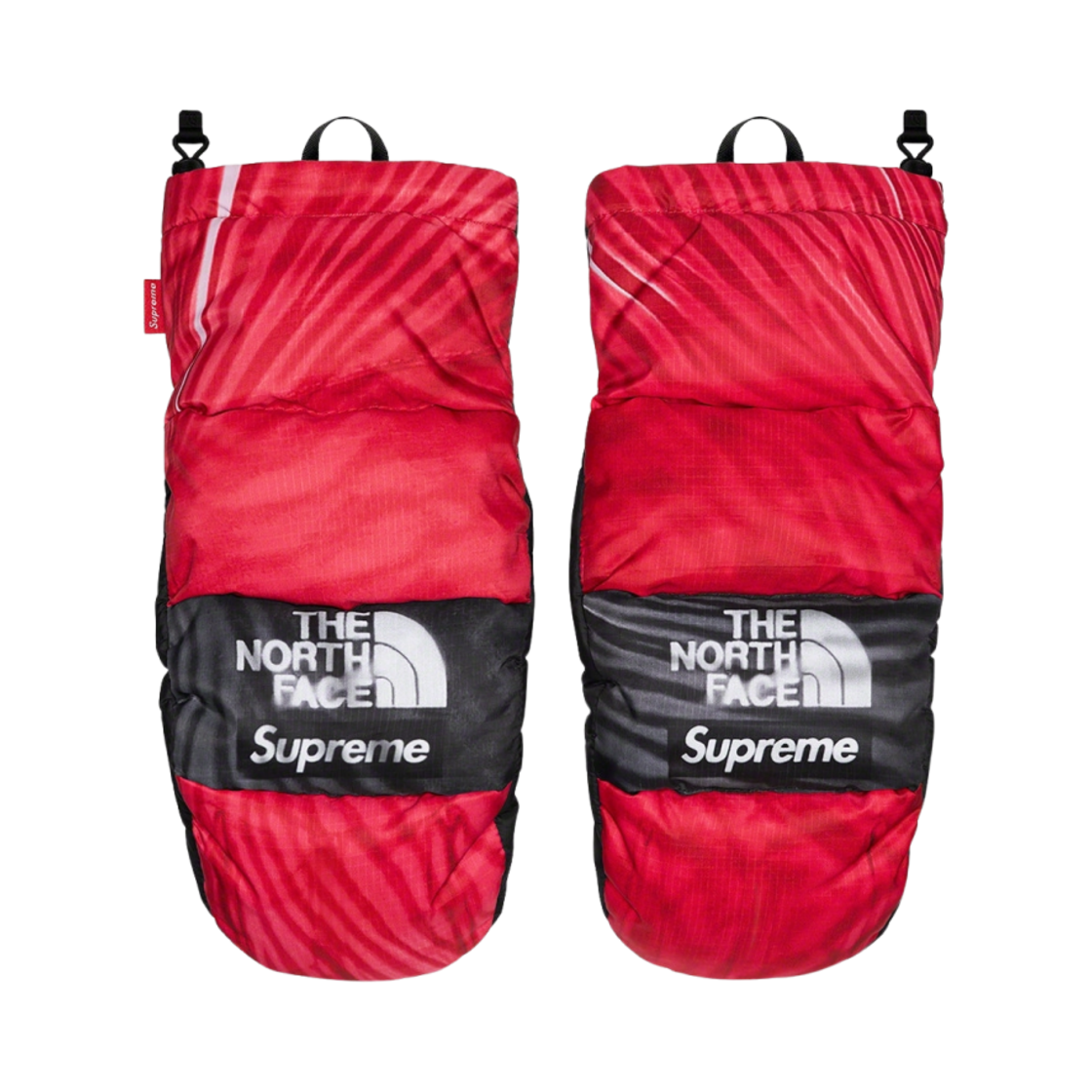 슈프림 x 노스페이스 트롱프 뢰유 프린티드 몬타나 미트 레드 - 23SS(Supreme x The North Face Trompe L'oeil Printed Montana Mitt Red - 23SS) - 1