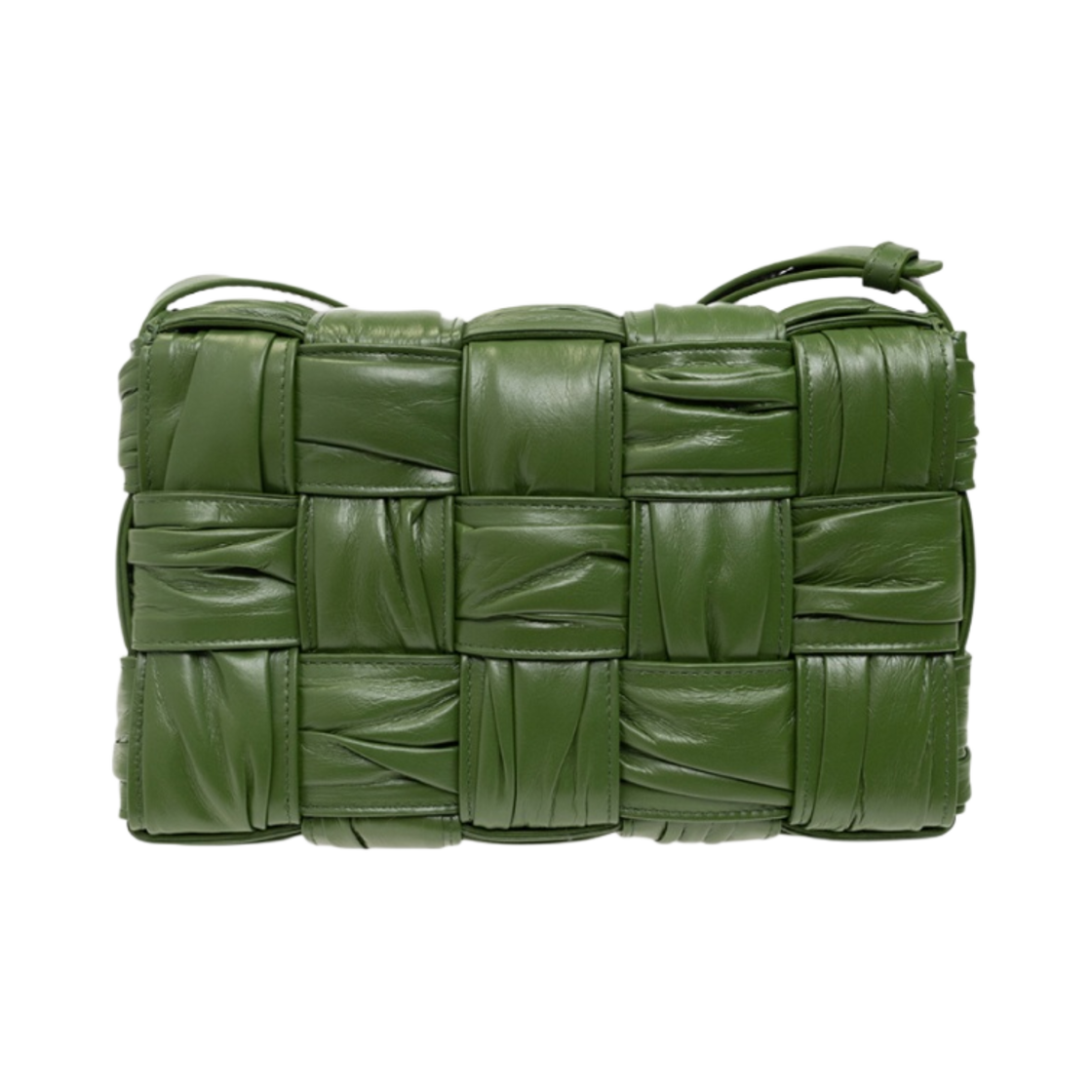 보테가 베네타 폴라드 인트레치오 레더 카세트백 아보카도(Bottega Veneta Foulard Intreccio Leather Cassette Avocado) - 3