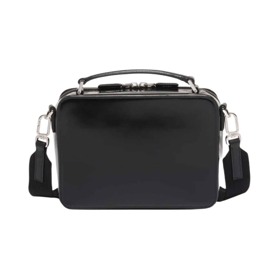 프라다 브러쉬드 레더 브리크 백 블랙(Prada Brushed Leather Brique Bag Black) - 2