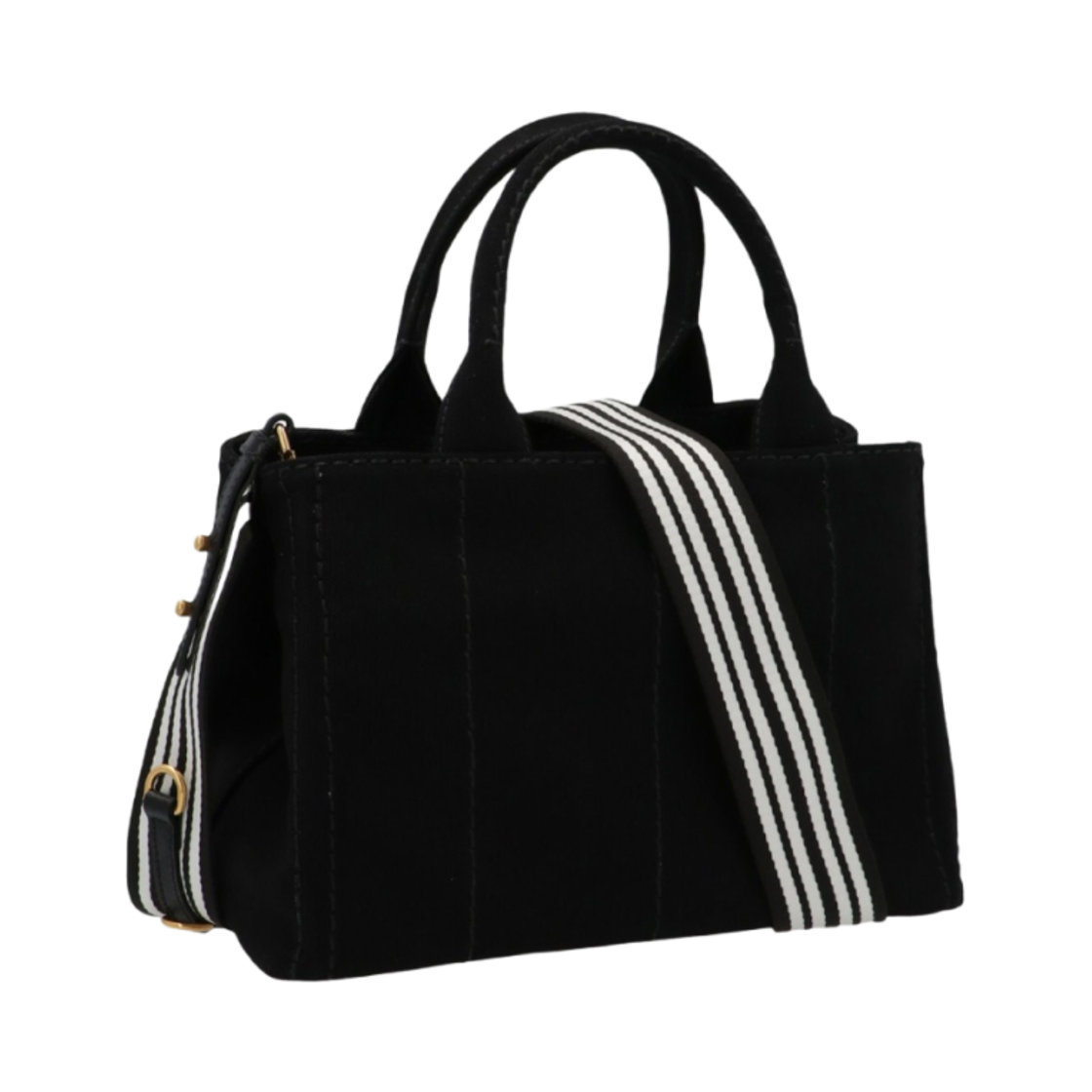 프라다 카나파 토트백 블랙(Prada Canapa Tote Bag Black) - 2