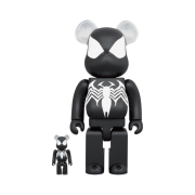 Bearbrick Marvel The Amazing Spider-Man Black Costume 100% & 400% Set