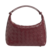 Bottega Veneta Mini Wallace Shoulder Bag Cherry