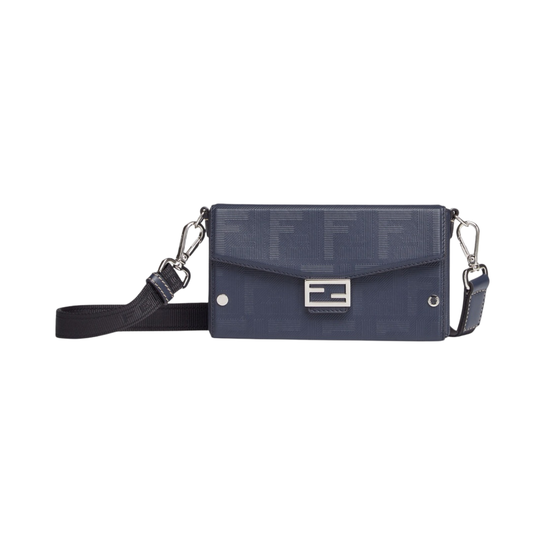 펜디 레더 바게트 소프트 트렁크백 블루(Fendi Baguette Soft Trunk Leather Bag Blue) - 1