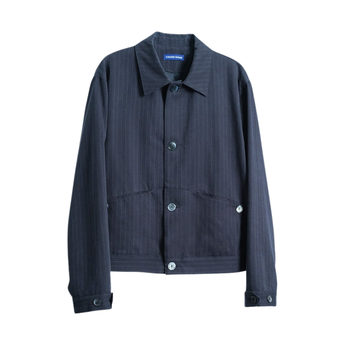 큐레이티드 퍼레이드 젬 자켓 그레이 스트라이프(Curated Parade Gem Jacket Grey Stripe)