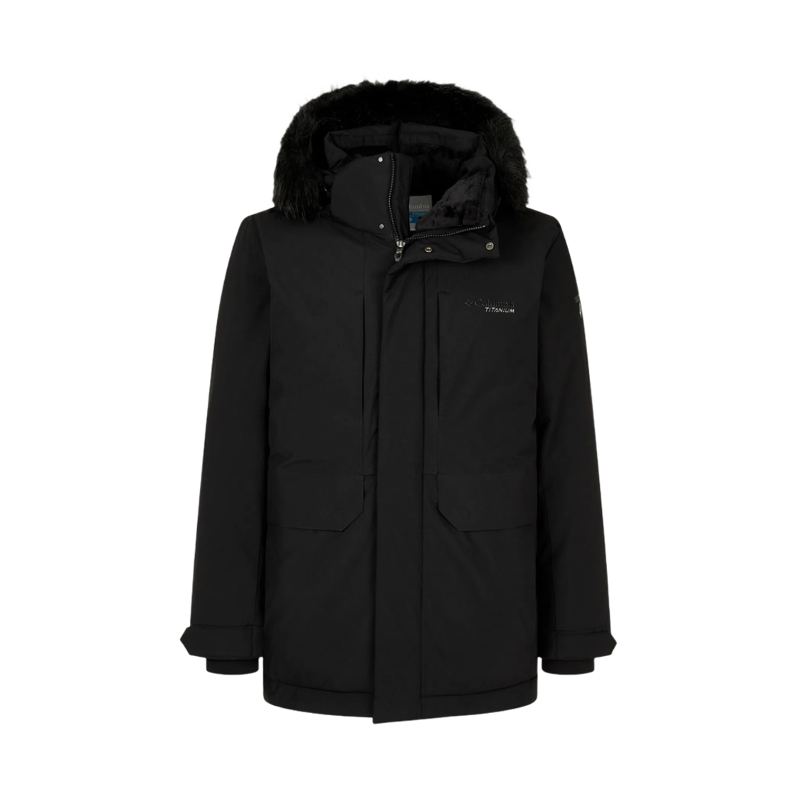 C54YM3474010 Columbia Mountain Hood Down Parka Black