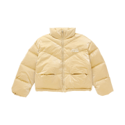 (W) Emis Luster Reversible Down Jacket Yellow