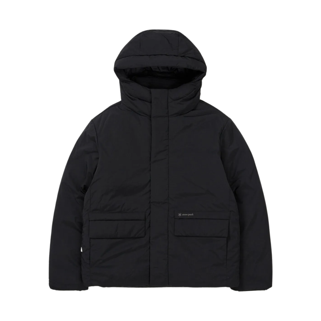 S24WMGDJ10 Snow Peak City Camper Hood Heavy Down Jacket Black