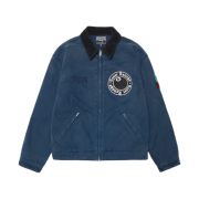 Stussy x Denim Tears Canvas Jacket Blue
