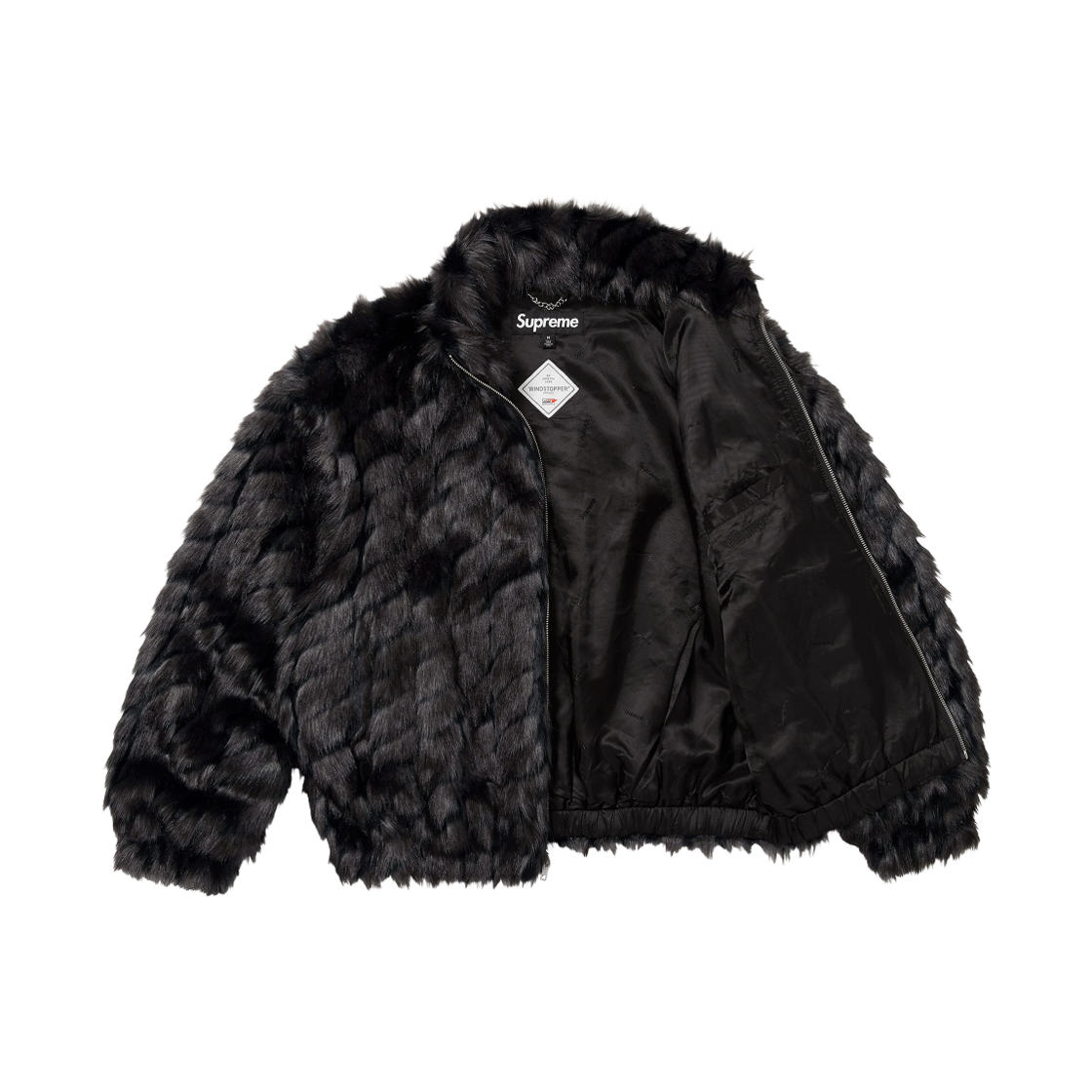 슈프림 투톤 윈드스토퍼 포우 퍼 자켓 블랙 25SS Supreme KREAM