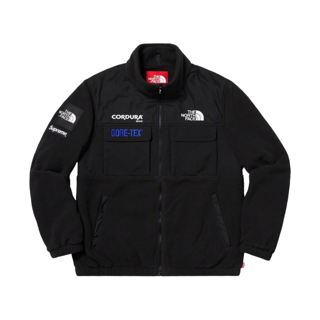 NF0A3SE4JK3 Supreme x The North Face Expedition Fleece Jacket Black - 18FW