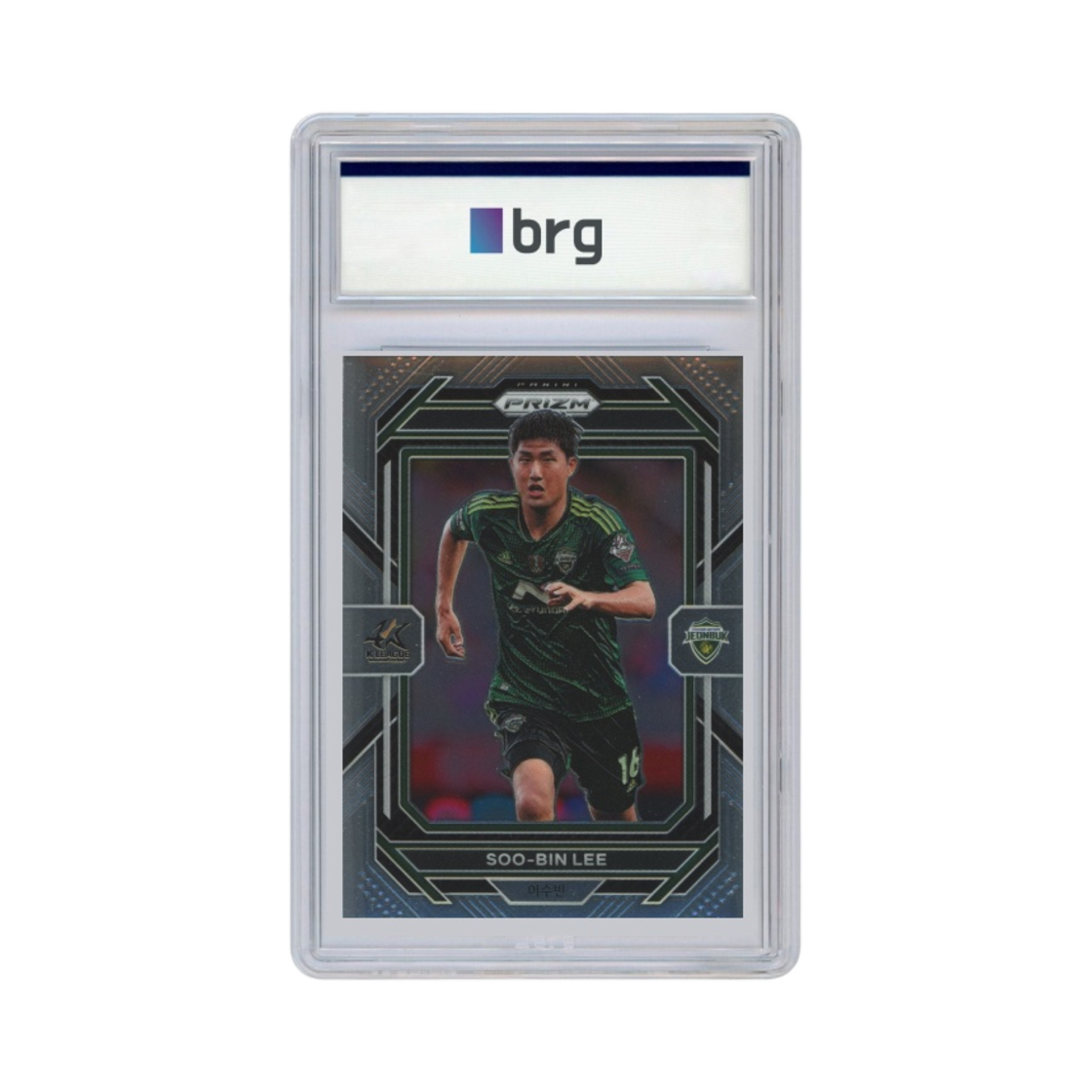 파니니 프리즘 K 리그 K 리그 1 #107 전북 현대 모터스 이수빈 베이스 축구 카드 2023(Panini Prizm K League K League 1 #107 Jeonbuk Hyundai Motors Lee Soo Bin Base Soccer Card 2023) - 1