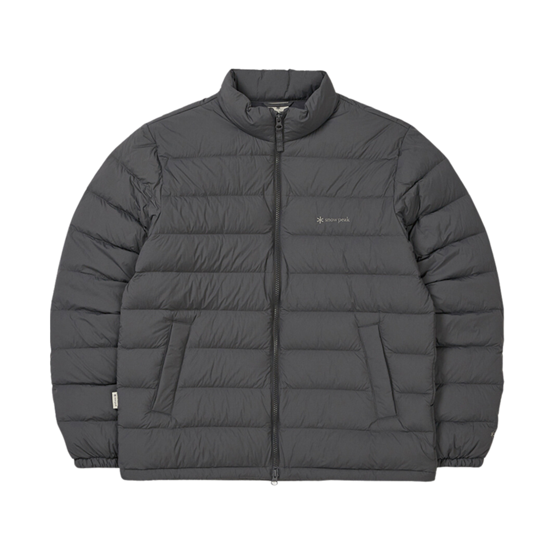 S24WMTDJ14CC Snow Peak Light Stand Neck Lightweight Goose Down Jacket Charcoal