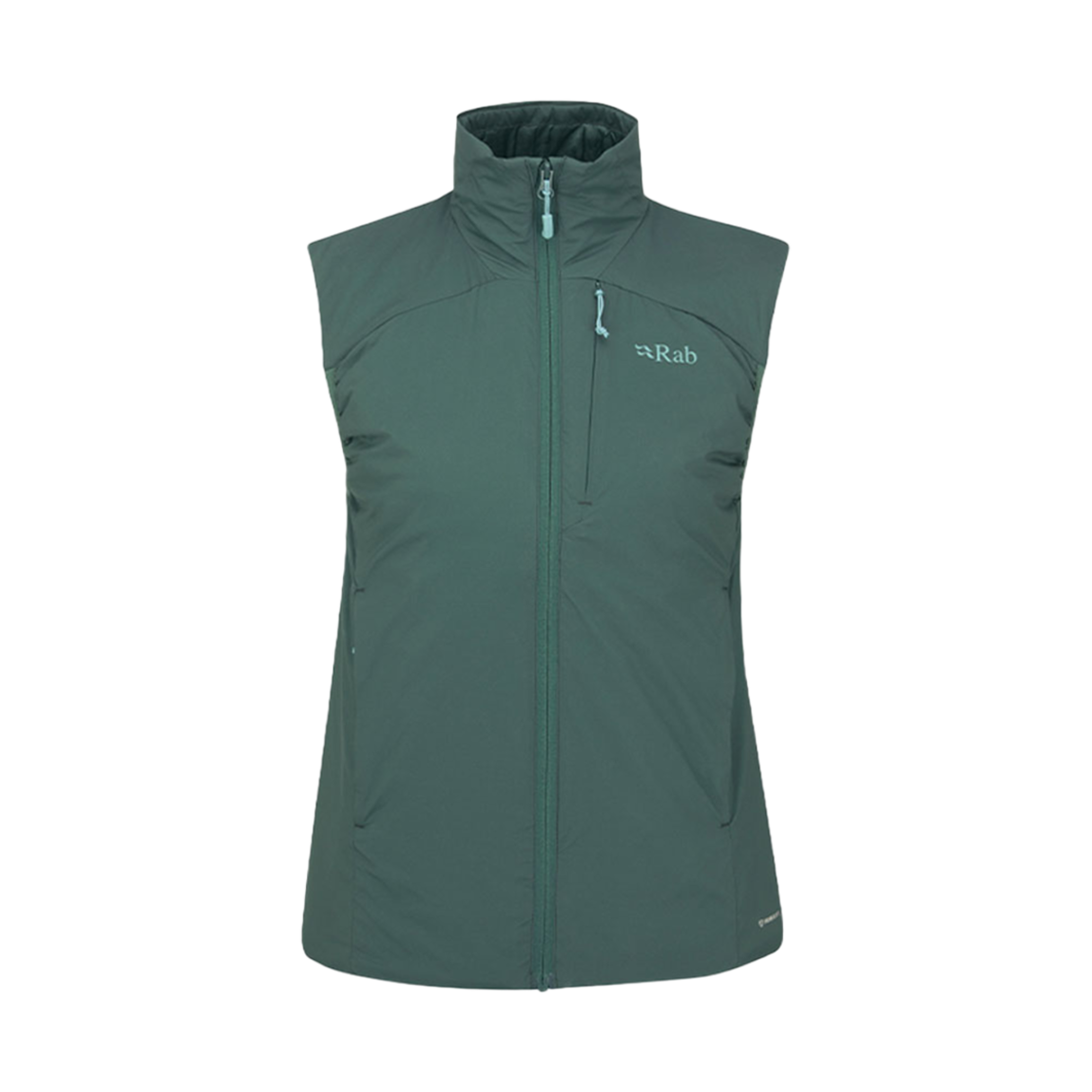 RABQIP2000GNS08 Rab Xenair Vest Womens Green Slate