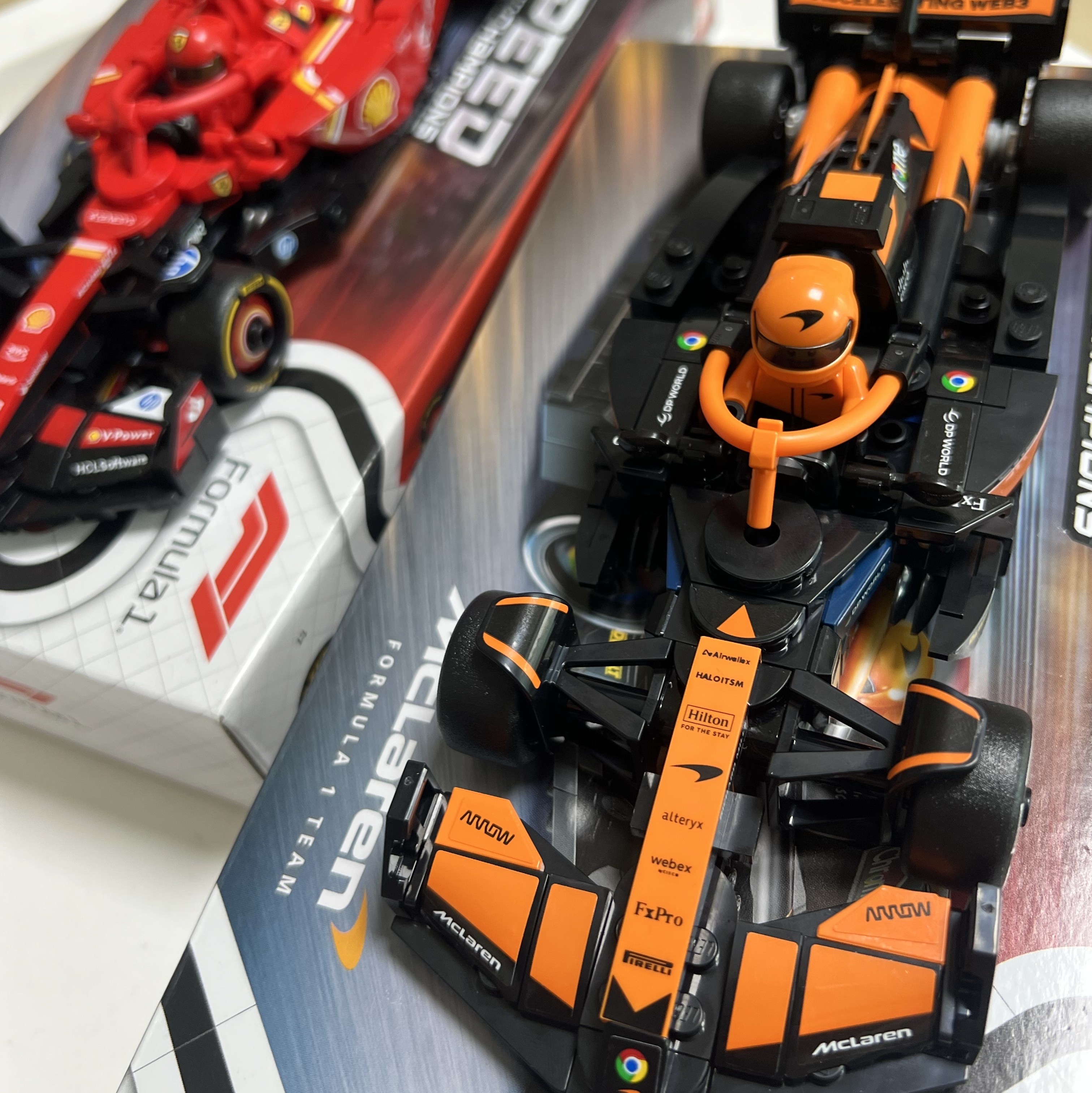 Lego Speed Champions McLaren F1 Team MCL38 Race Car 착용 스타일