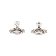 (W) Vivienne Westwood Pina Bas Relief Earrings Silver