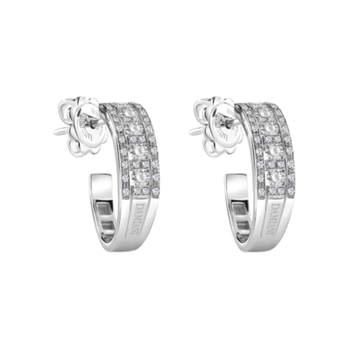 다미아니 벨에포크 다이아몬드 이어링 화이트 골드(Damiani Belle Epoque Diamonds Earrings White Gold)