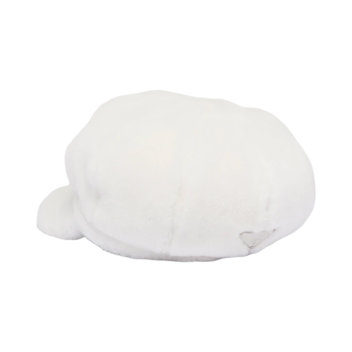 (W) 프라다 셔링 뉴스보이 캡 화이트((W) Prada Shearling Newsboy Cap White) - 2