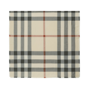 Burberry Check Cashmere Silk Scarf Stone