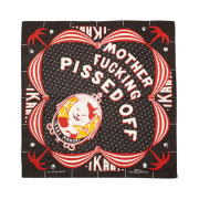 Kapital Colored Bandana Angry Ink Black