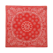 Kaikai Kiki Flower Paisley Bandana Red