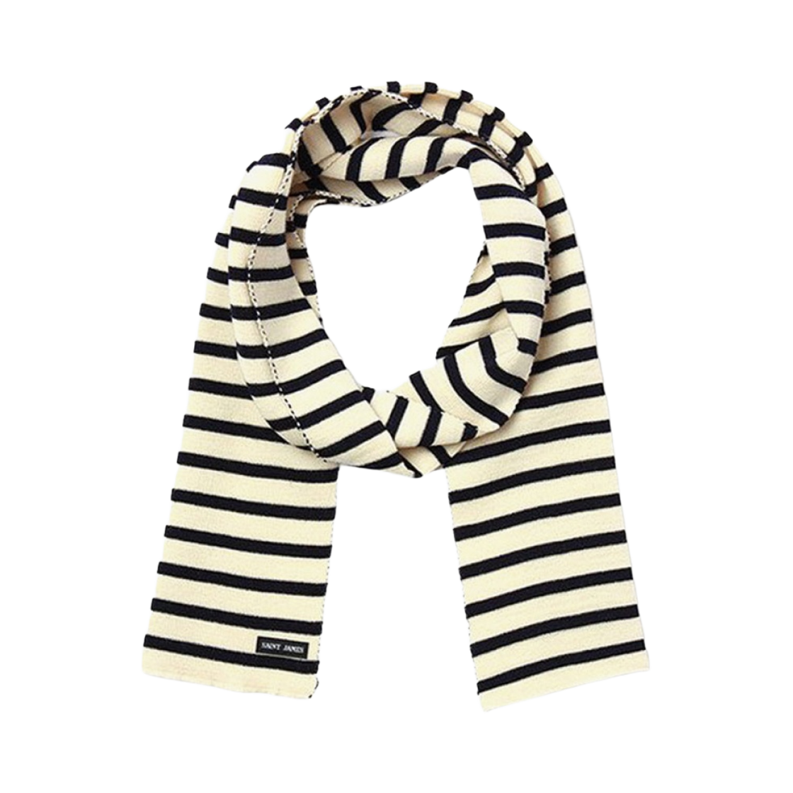HSJU2331409-050 Saint James Scarf Raye Ecru Marine