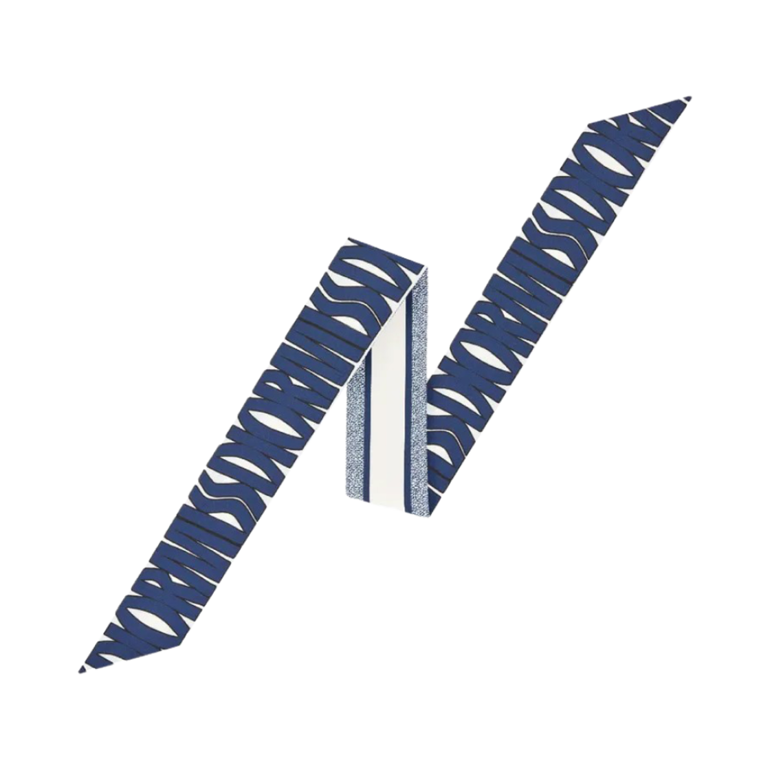 (W) 디올 미스 미차 올오버 스카프 네이비 블루((W) Dior Miss Mitzah Allover Scarf Navy Blue)