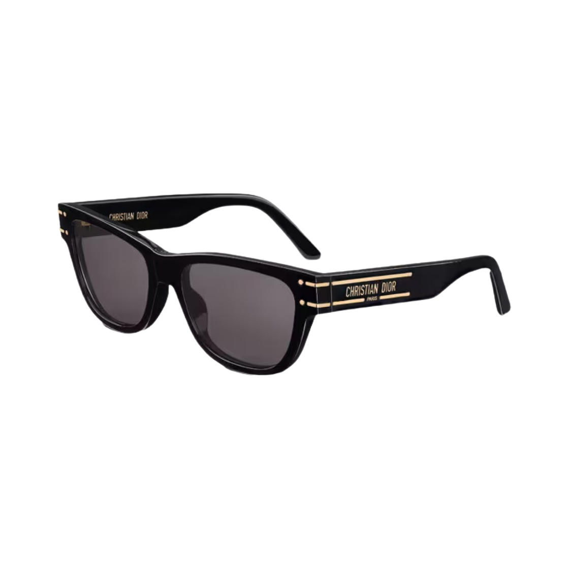 (W) 디올 시그니쳐 S6U 직사각형 선글라스 블랙((W) Dior Signature S6U Rectangular Sunglasses Black) - 2