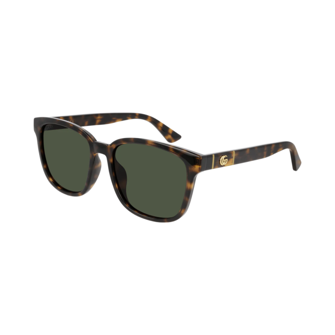 GG0637SK-002 Gucci Square Frame Acetate Sunglasses Havana