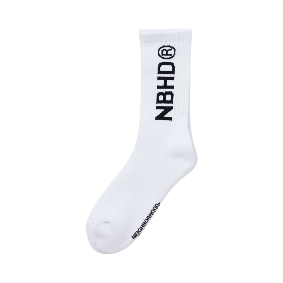 네이버후드 NBHD 로고 삭스 화이트(Neighborhood NBHD Logo Socks White)