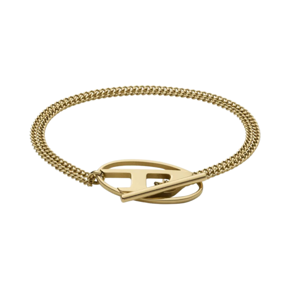 디젤 Dx1571 스테인리스 스틸 체인 브레이슬릿 골드
