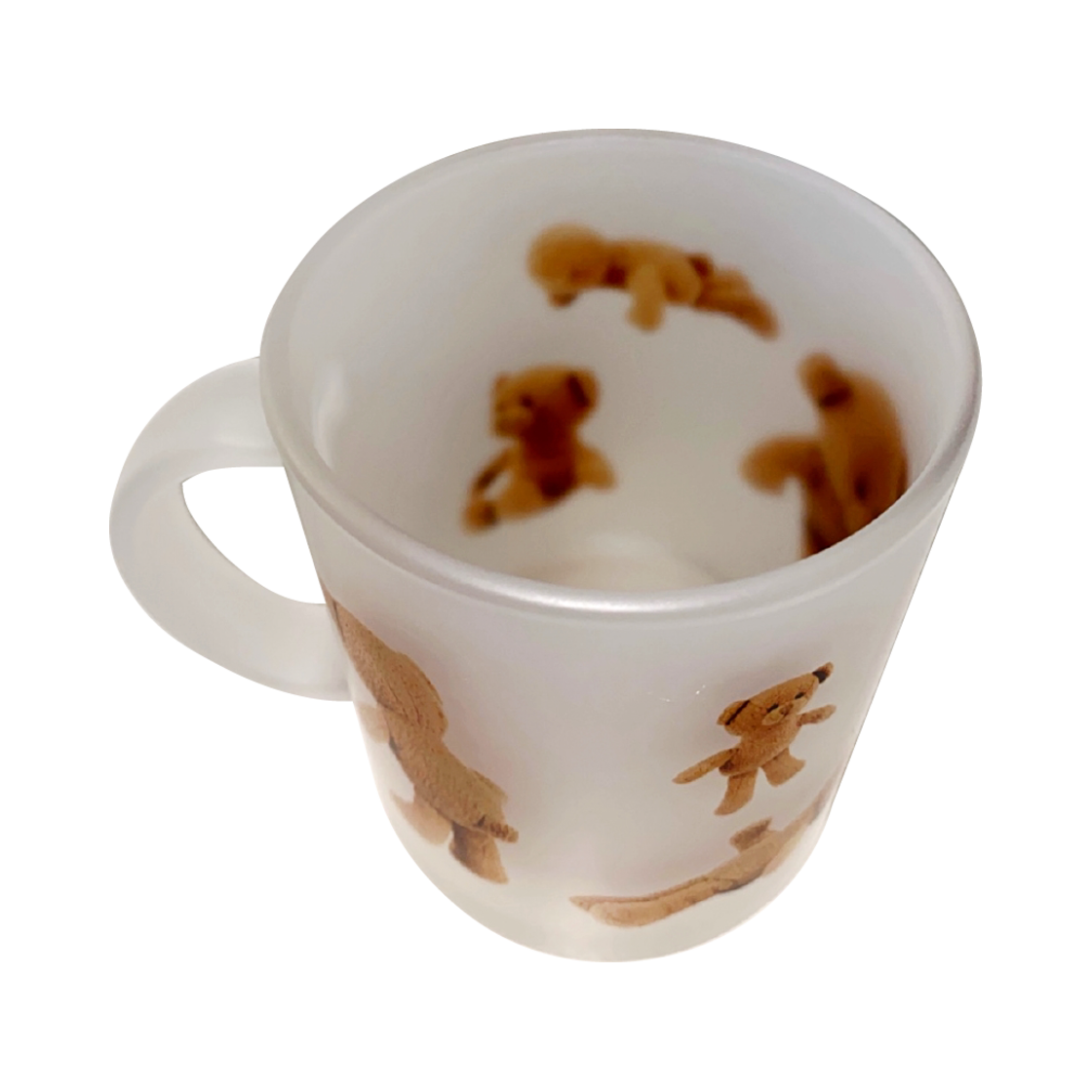 ylwmug11 [3% 포인트 적립] you like what Bear Glass Mug Cup Matte