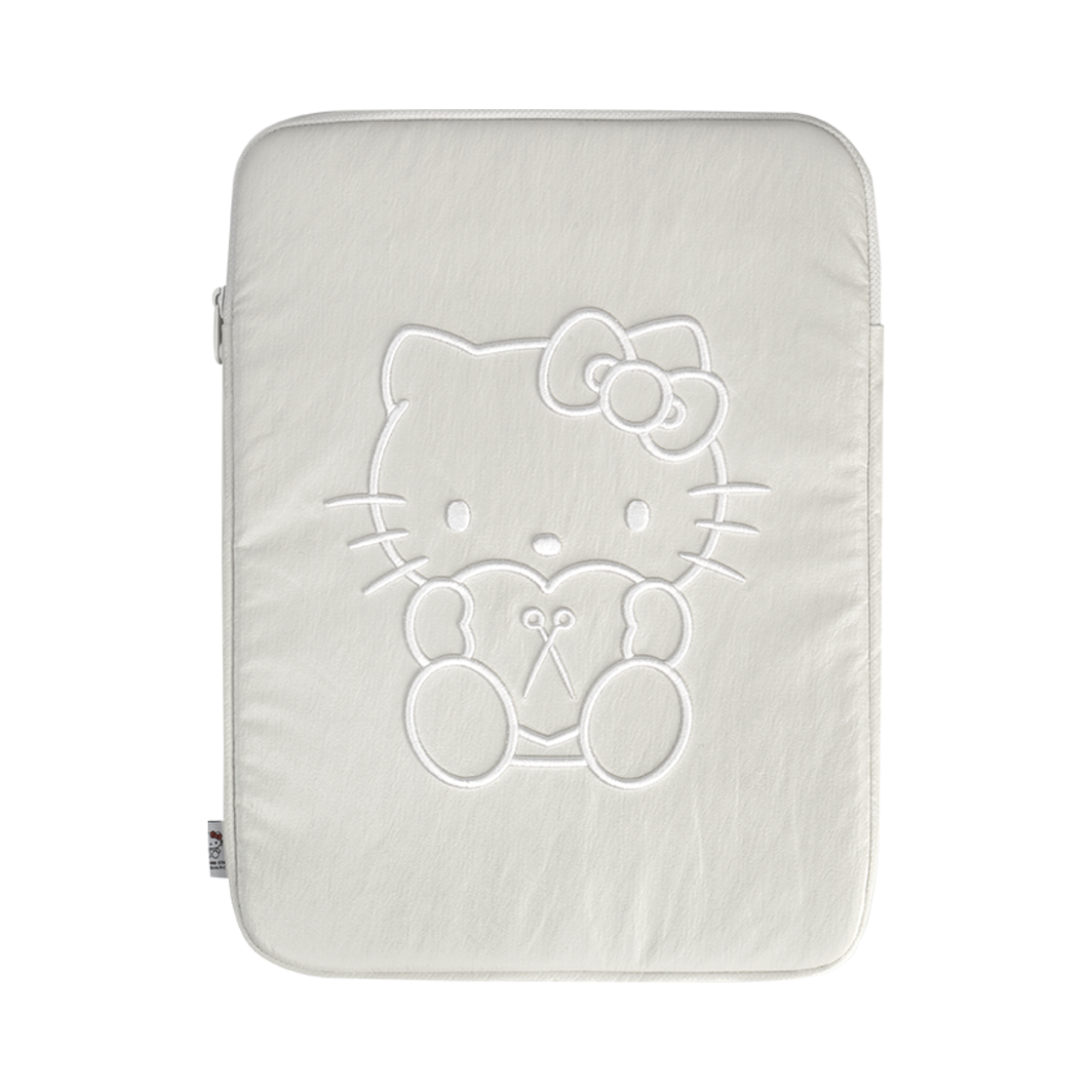 0JSQ1PC04WHF Joseph&Stacey Sleek Tablet Pouch 13inch Hello Kitty White