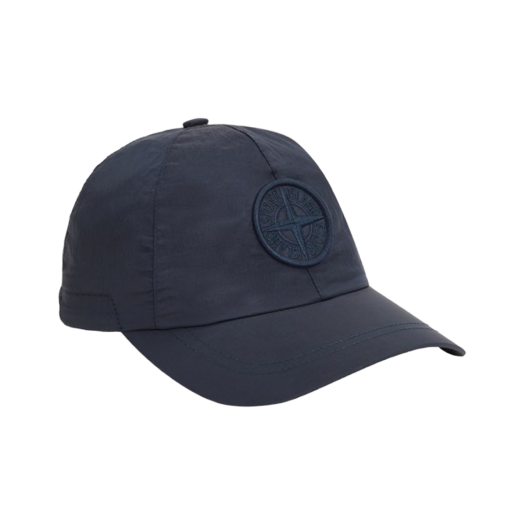791599576-V0020 Stone Island 99576 Nylon Metal 6-Panel Cap Navy Blue - 23FW
