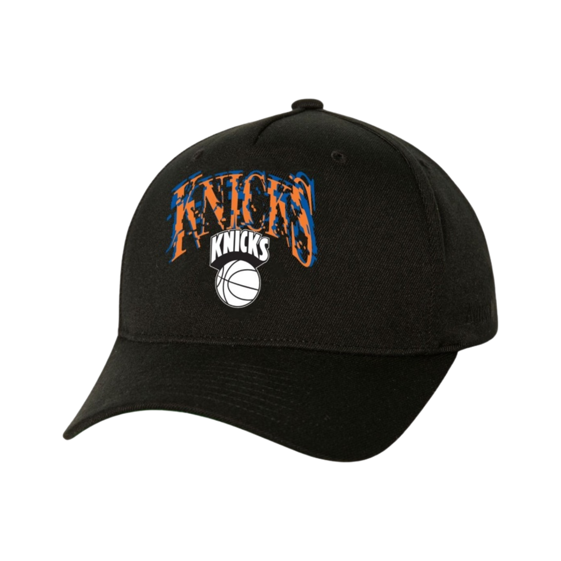 HC2074-NYKBLCK Mitchell & Ness x Suga Glitch Stretch Snapback New York Knicks Black