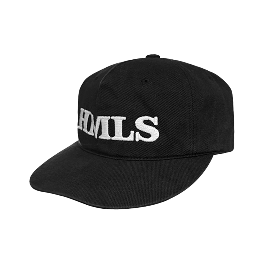 HV5H_BK Hommless HMLS Vintage 5 Panel Hat Black