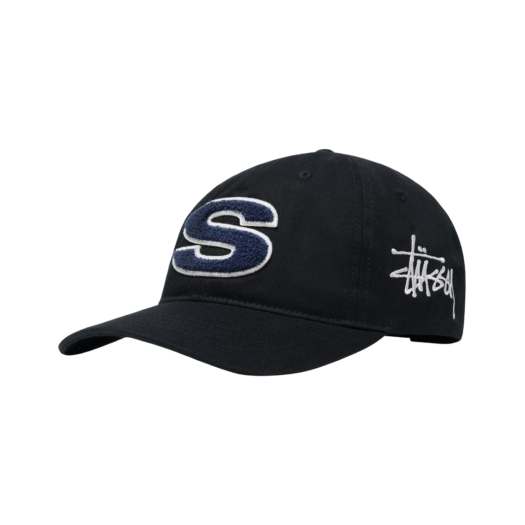 Stussy Chenille S Low Pro Cap Black