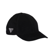 Prada Corduroy Baseball Cap Black