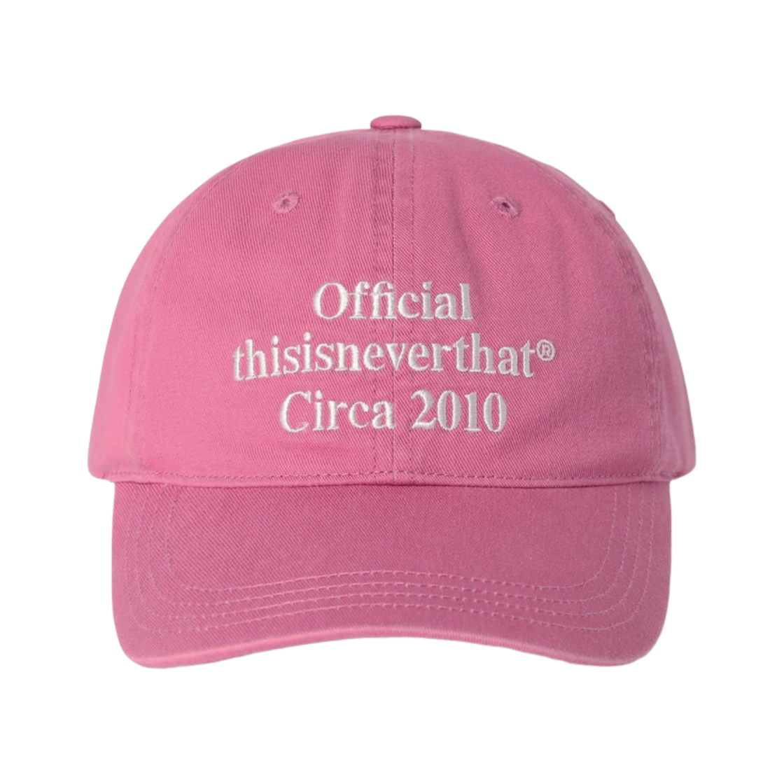 디스이즈네버댓 타임즈 캡 핑크(Thisisneverthat Times Cap Pink) - 2