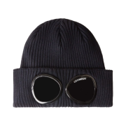 C.P. Company Cotton Goggle Beanie Black - 21SS