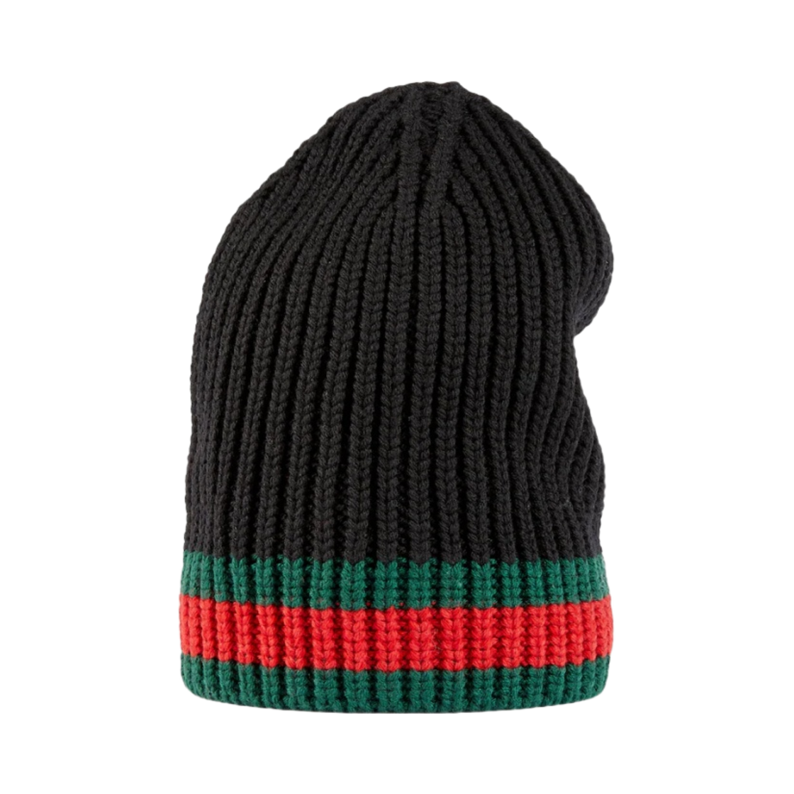 429753-4G206-1000 Gucci Wool Hat with Web Black Wool