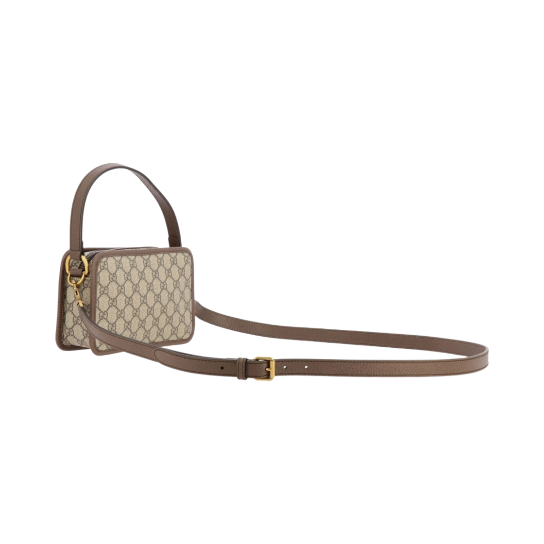 598130-96IWT-8745 Gucci Ophidia GG Small Shoulder Bag Beige Ebony - #2