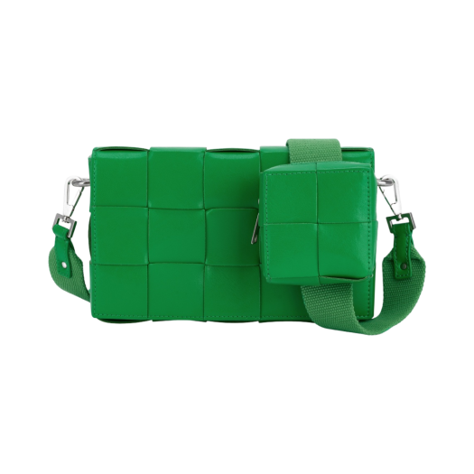 Bottega Veneta Cassette with Versatile Strap Parakeet