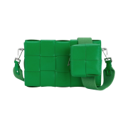 Bottega Veneta Cassette with Versatile Strap Parakeet