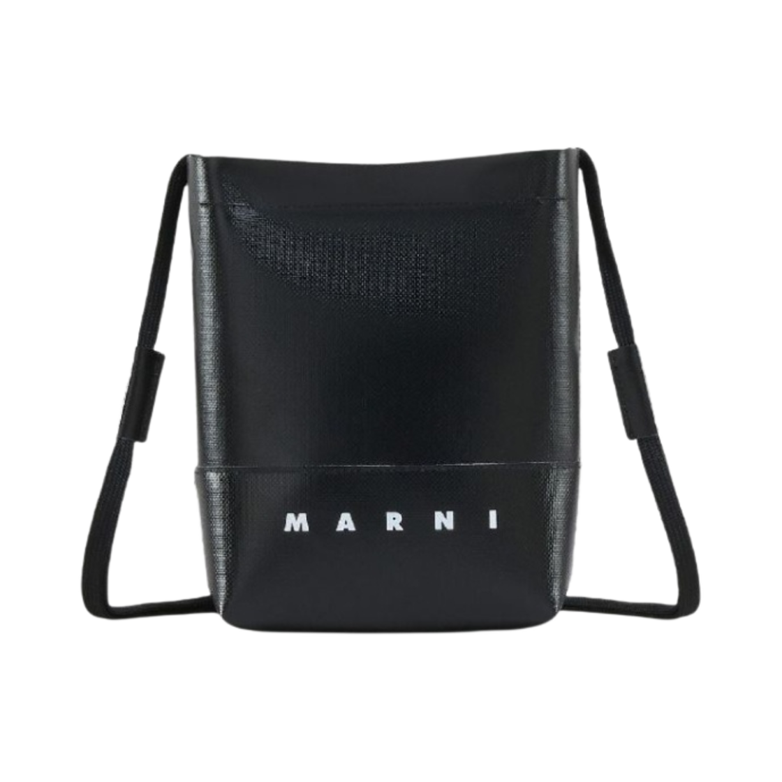 마르니 로고 프린티드 크로스백 블랙(Marni Logo Printed Crossbag Black)