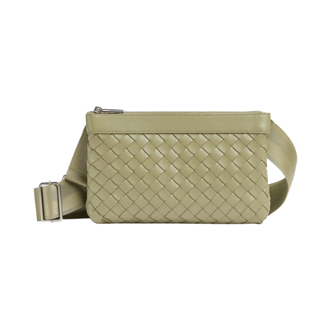 651938V2E422919 Bottega Veneta Intrecciato Duo Bag Travertine