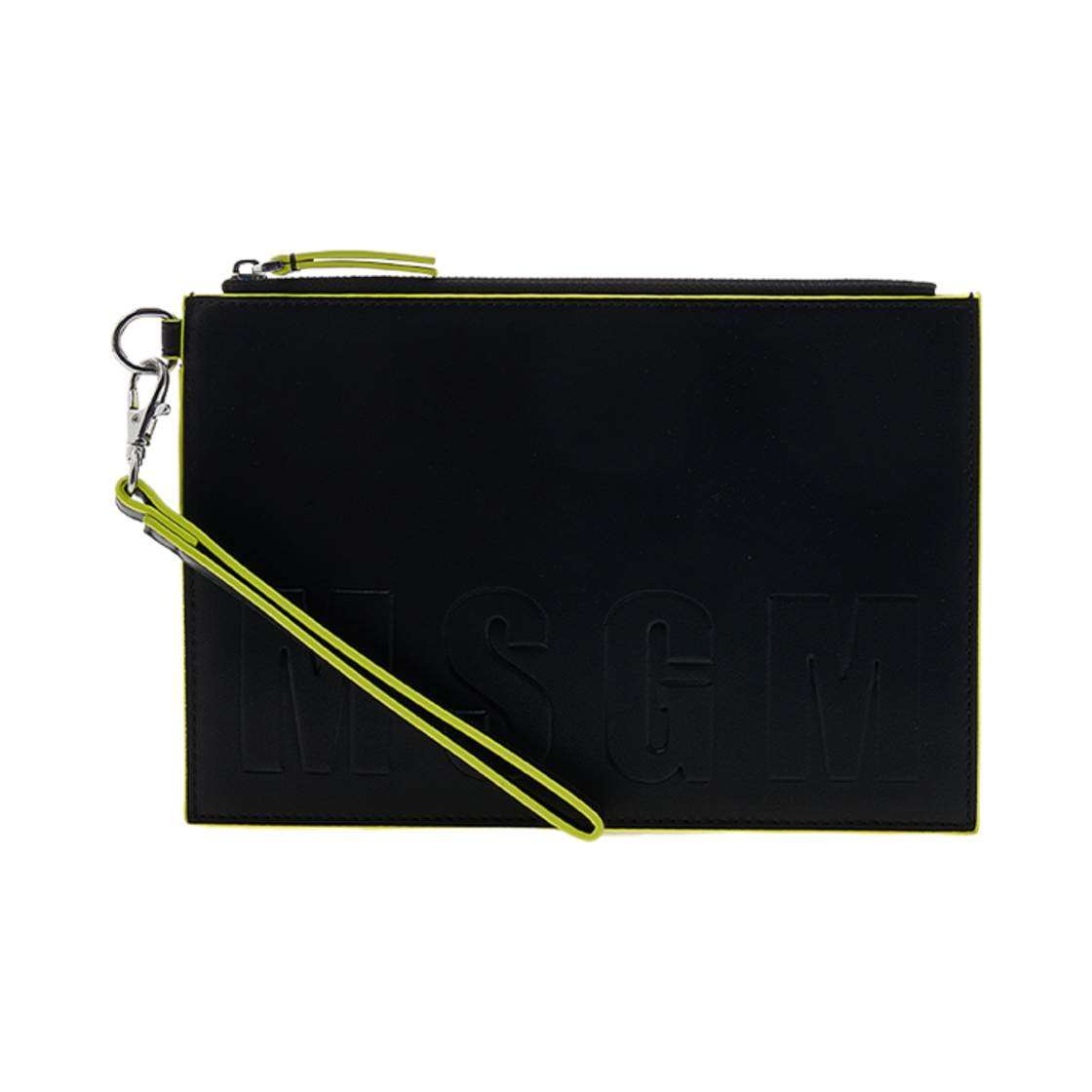엠에스지엠 로고 클러치백 블랙(MSGM Logo Clutch Bag Black)